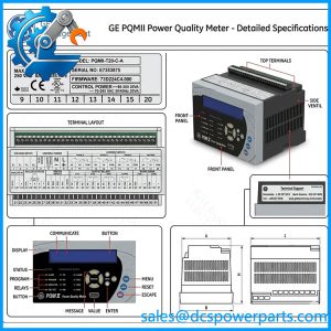 GE PQMII-T20-C-A | Harmonic Analysis Meter | Electrical System Diagnostics